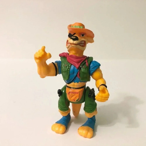 Vtg 1991  TMNT Teenage Mutant Ninja Turtles Walkabout Kangaroo Figure - Picture 1 of 10